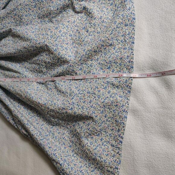 Mable Floral Babydoll Mini Dress Small Puff Sleeve Square Neck Ditsy Print - Picture 9 of 11